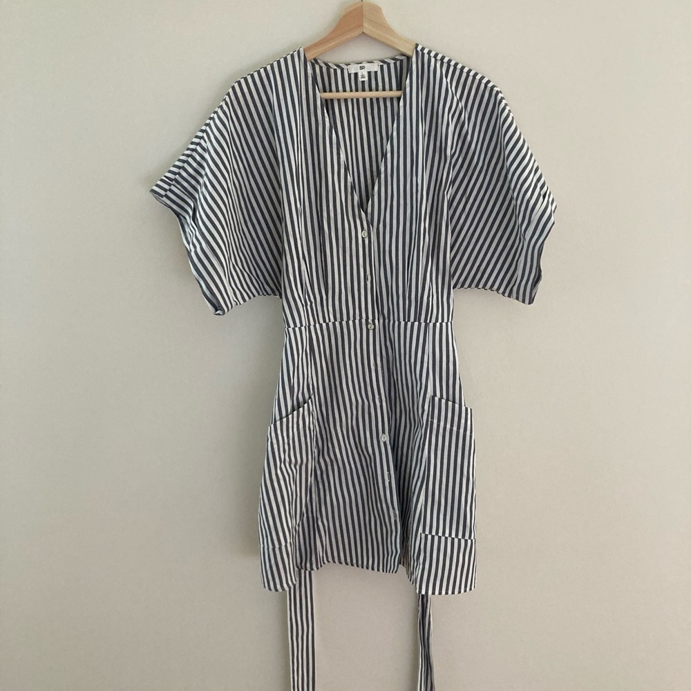 CUTE striped dress with buttons